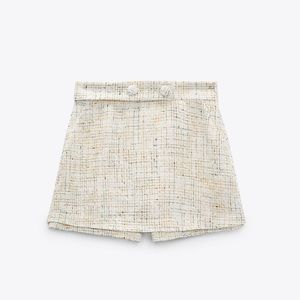 Zara textured skort